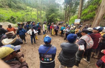 Prefectura reforesta en Chuquiribamba